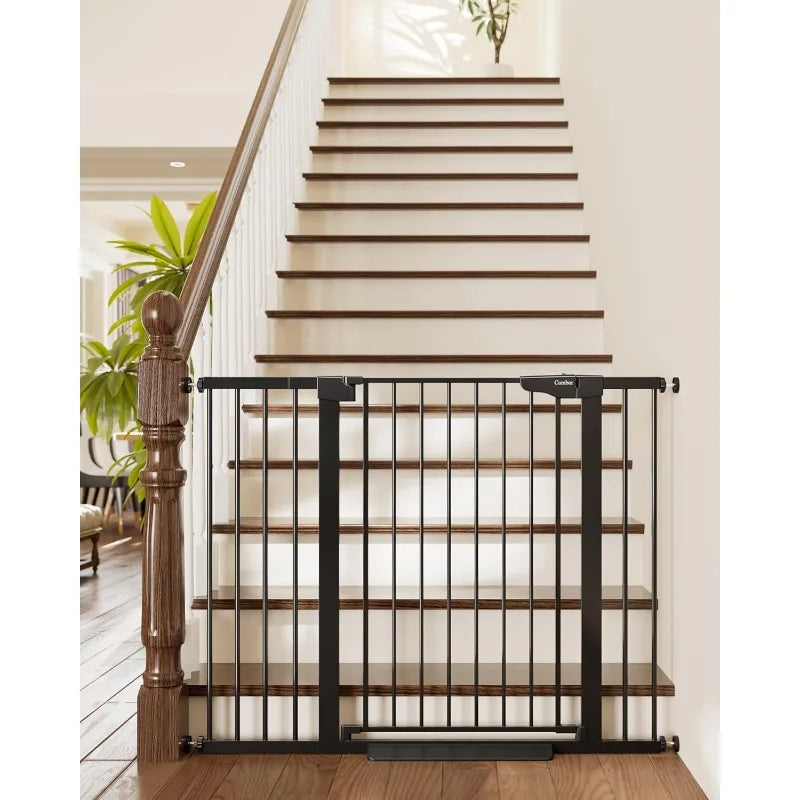36" Extra Tall Baby Gate for Stairs, 29.7-48" Wide Dog Gates for Doorways, Auto Close Safety Gate for Babies and Pets, Ea