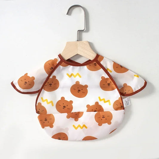 Waterproof Baby bibs Newborn Apron Kids Burp Cloths  Lunch Feeding Bib Cute strawberry bear Cartoon Pattern Toddler Accessories