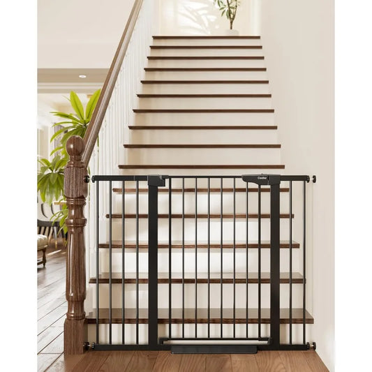36" Extra Tall Baby Gate for Stairs, 29.7-48" Wide Dog Gates for Doorways, Auto Close Safety Gate for Babies and Pets, Ea